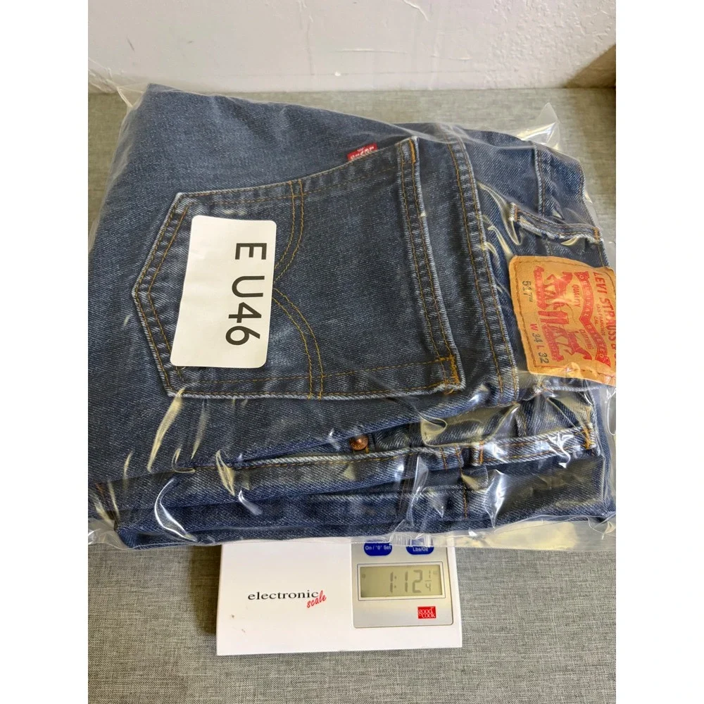 Levi's 517 Bootcut Jeans Mens 34x32 Blue Medium Wash Y2K Denim Classic Fit